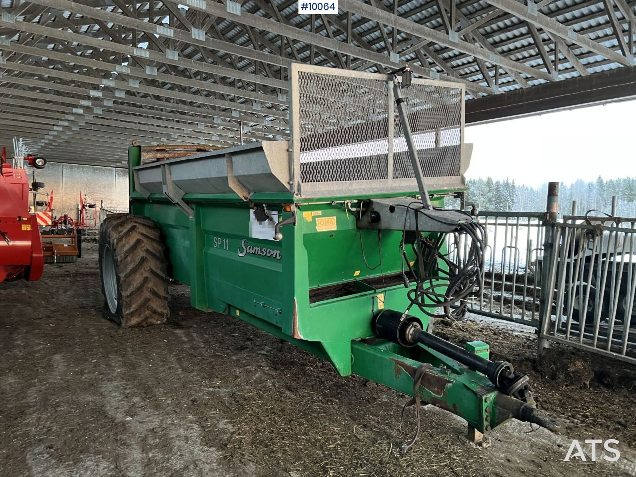 Samson SP11 Fertilizer Spreader - 撒肥机:图1 Samson SP11 Fertilizer Spreader - 撒肥机:图1