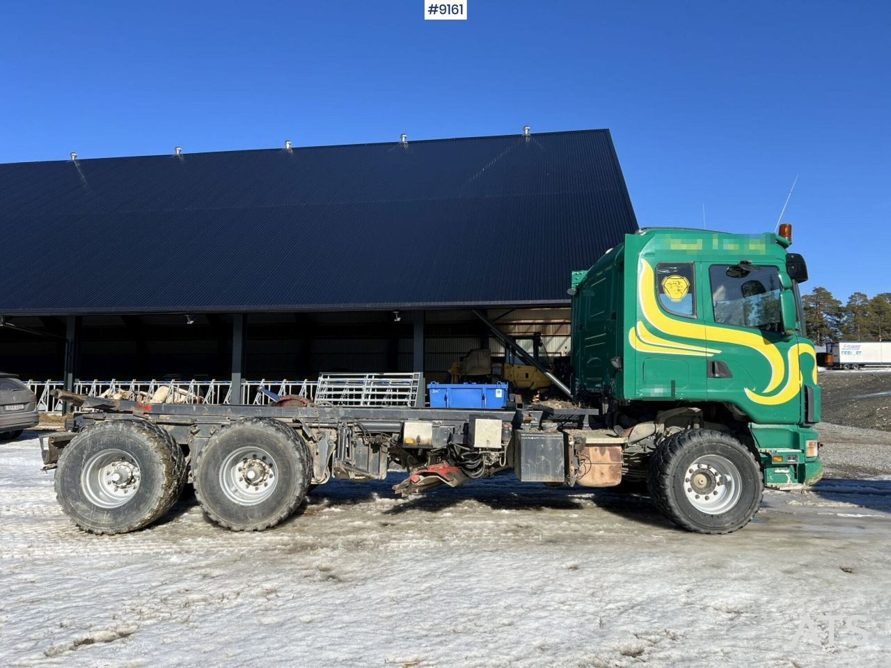 Scania R124 with cameleont quick lock, underbite and plow attachments - 驾驶室底盘卡车:图3 Scania R124 with cameleont quick lock, underbite and plow attachments - 驾驶室底盘卡车:图3