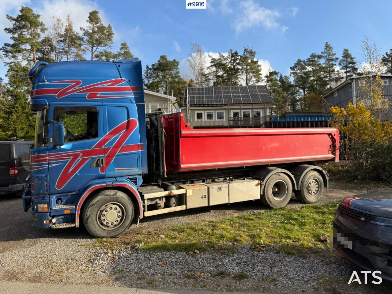 Scania R164 580 6X2 truck with flatbed - 栏板式/ 平板卡车:图3 Scania R164 580 6X2 truck with flatbed - 栏板式/ 平板卡车:图3