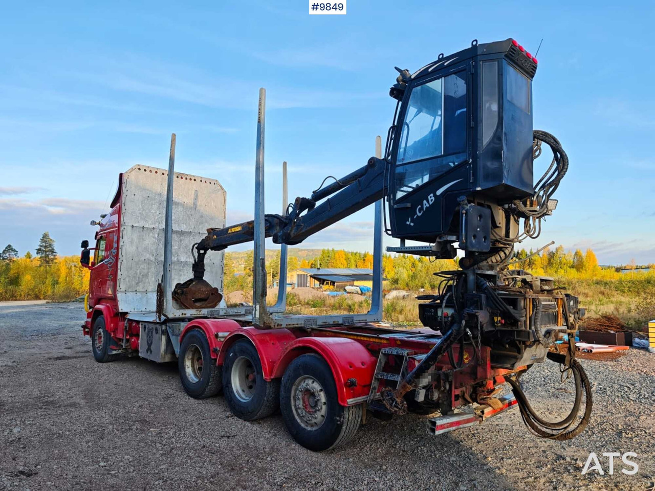 Scania R730 Tridem Timber Truck with Loglift F125S Crane (VIDEO) - 木材运输车, 起重车:图4 Scania R730 Tridem Timber Truck with Loglift F125S Crane (VIDEO) - 木材运输车, 起重车:图4