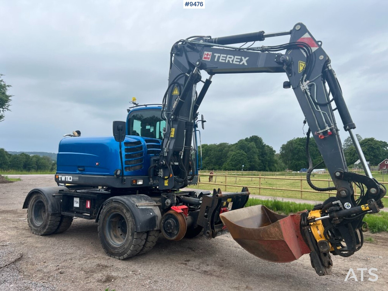 Terex TW 110 Railway machine (VIDEO) - 轮式挖掘机:图2 Terex TW 110 Railway machine (VIDEO) - 轮式挖掘机:图2