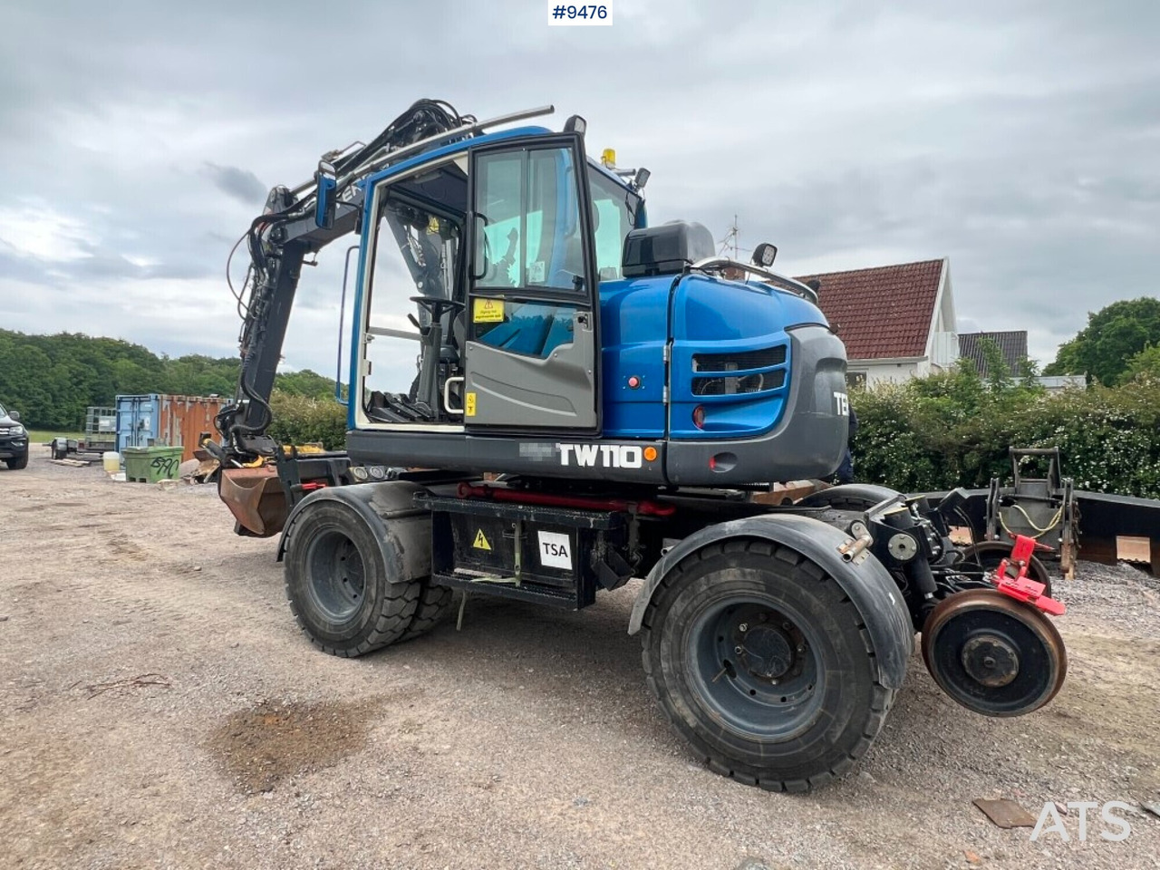 Terex TW 110 Railway machine (VIDEO) - 轮式挖掘机:图3 Terex TW 110 Railway machine (VIDEO) - 轮式挖掘机:图3