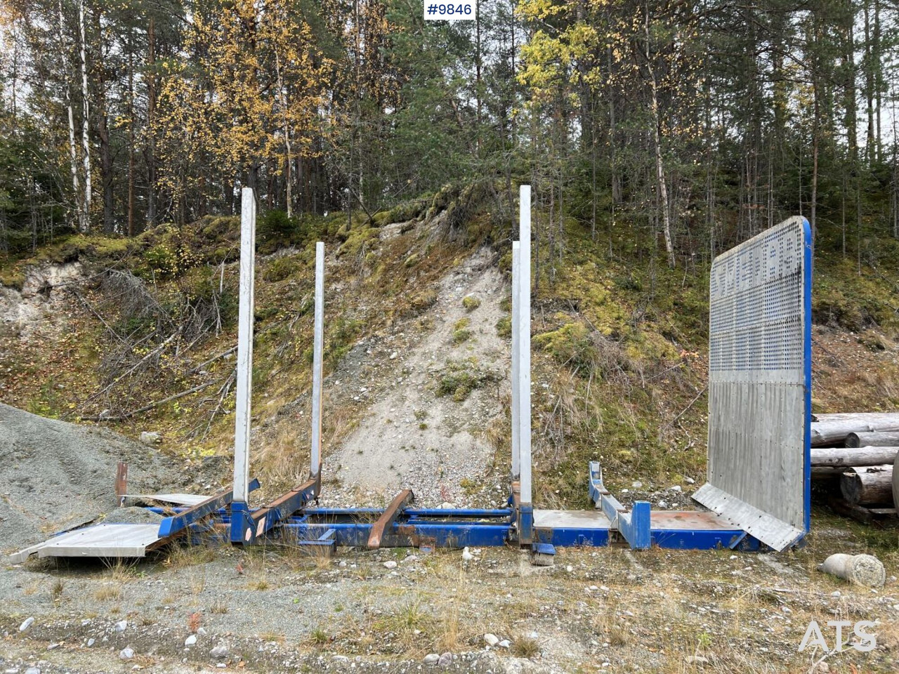 Timber rack for boggie truck, Smedab - 平板卡车车身:图2 Timber rack for boggie truck, Smedab - 平板卡车车身:图2