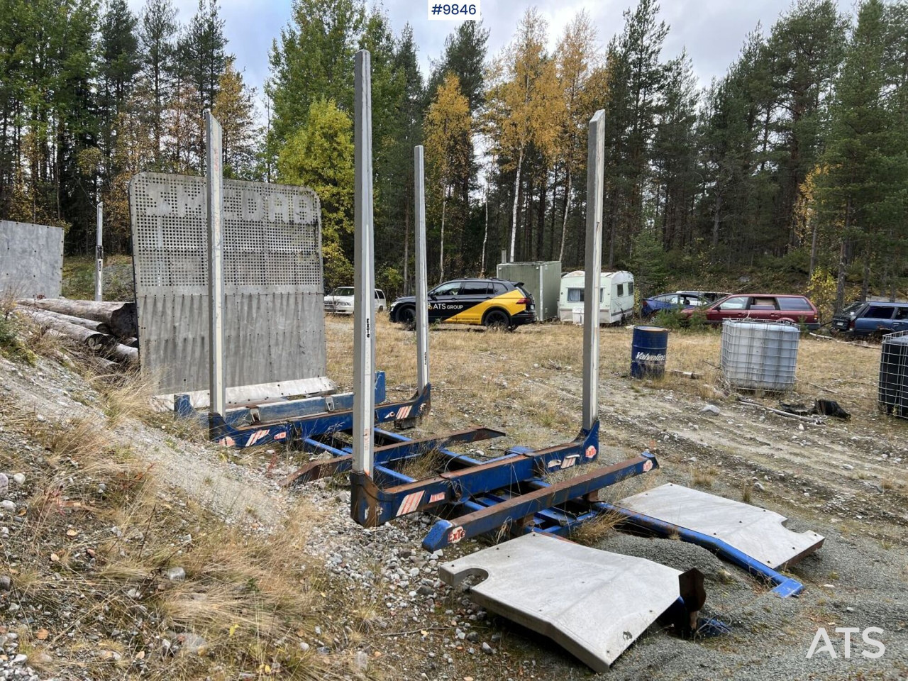 Timber rack for boggie truck, Smedab - 平板卡车车身:图5 Timber rack for boggie truck, Smedab - 平板卡车车身:图5