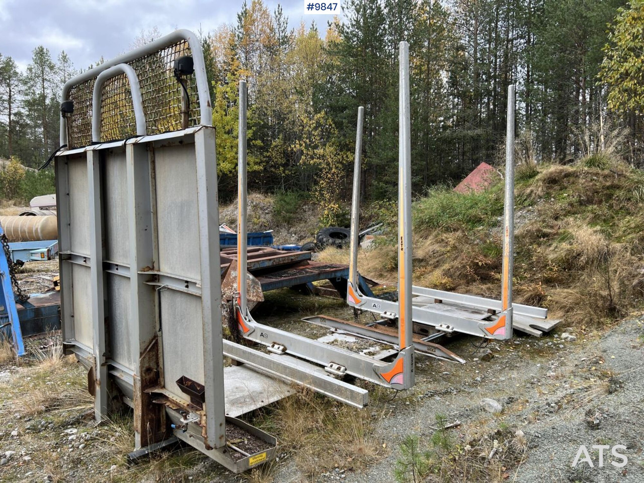 Timber rack for boogie truck - 平板卡车车身:图1 Timber rack for boogie truck - 平板卡车车身:图1
