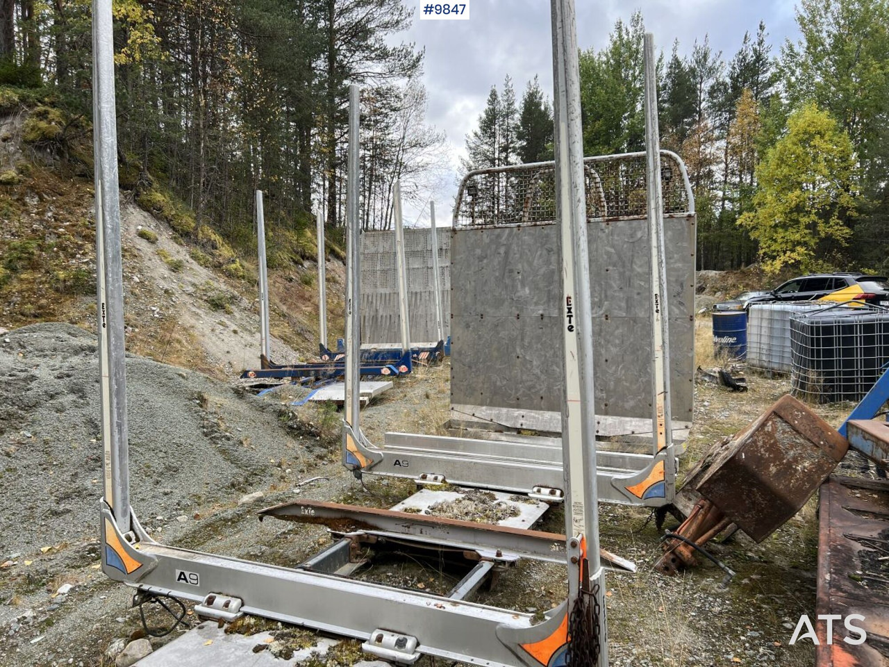 Timber rack for boogie truck - 平板卡车车身:图5 Timber rack for boogie truck - 平板卡车车身:图5