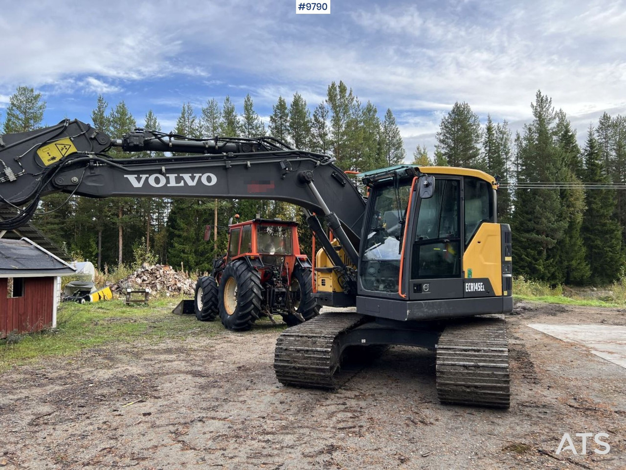 履带式挖掘机 VOLVO ECR145 EL Excavator with attachments：图7