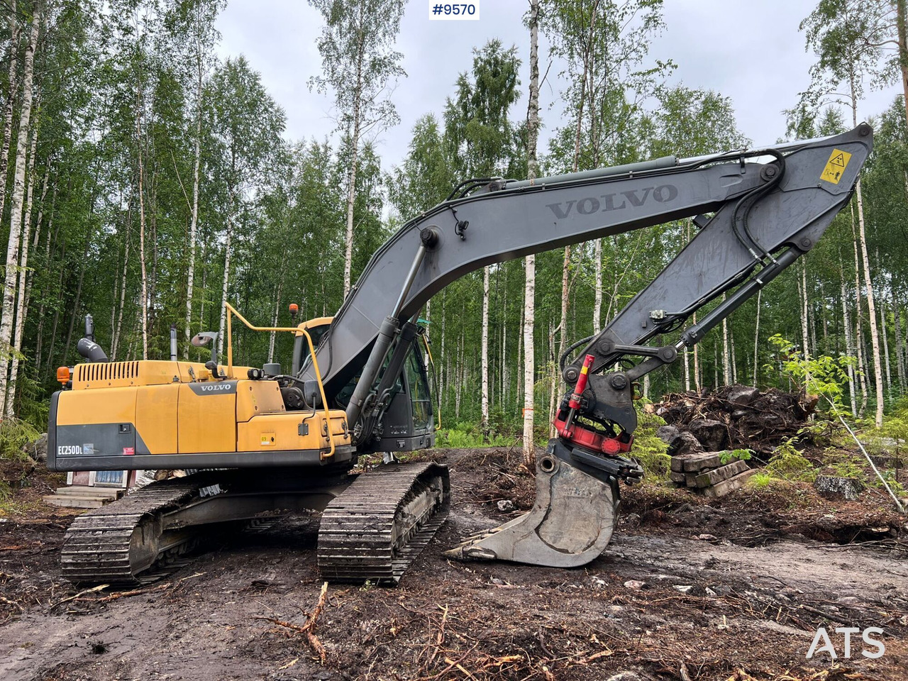 Volvo EC 250 DL grävsystem, rotor och planerskopa - 履带式挖掘机:图3 Volvo EC 250 DL grävsystem, rotor och planerskopa - 履带式挖掘机:图3