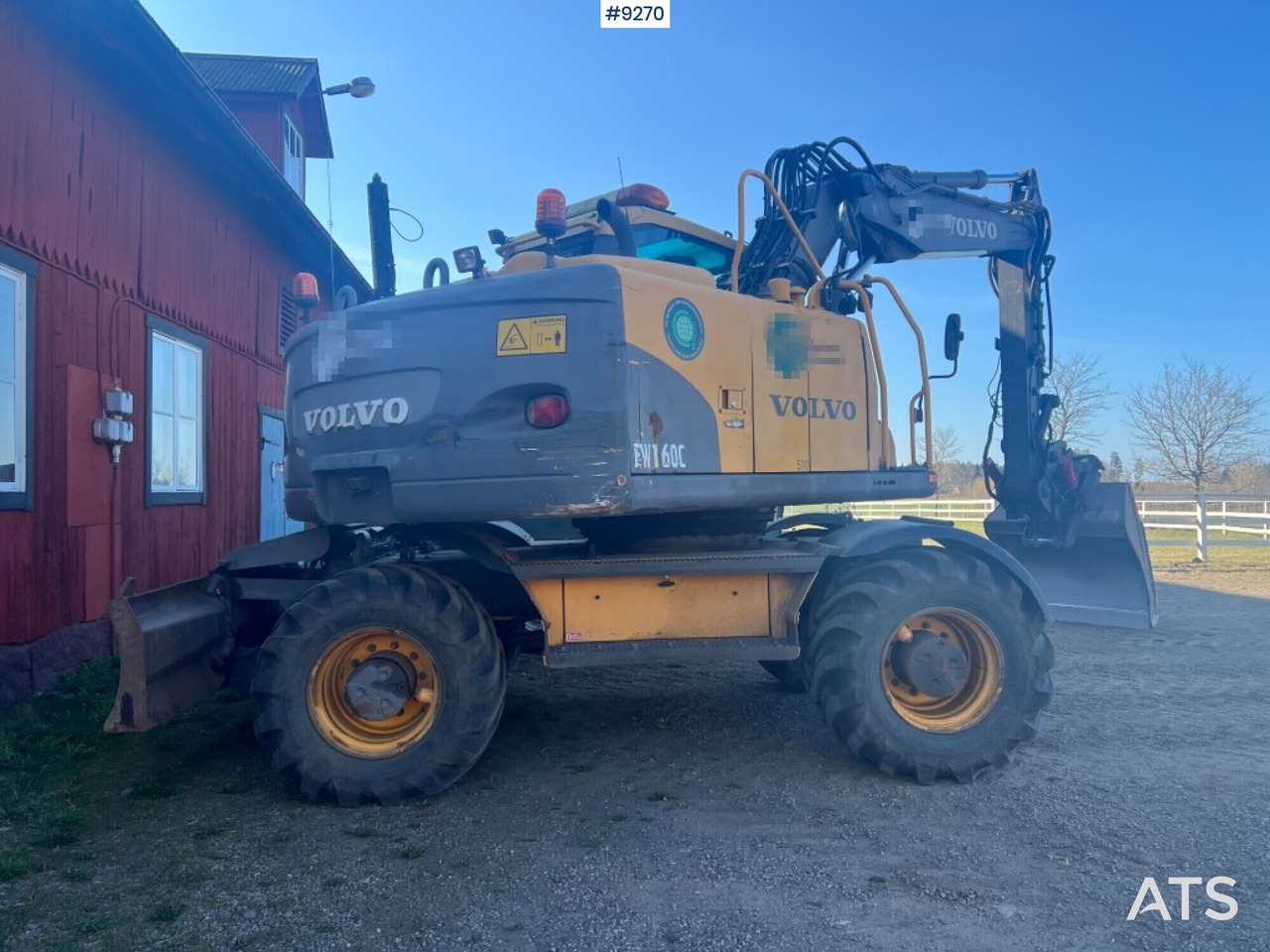 Volvo EW 160 C wheeled excavator (VIDEO) - 轮式挖掘机:图2 Volvo EW 160 C wheeled excavator (VIDEO) - 轮式挖掘机:图2
