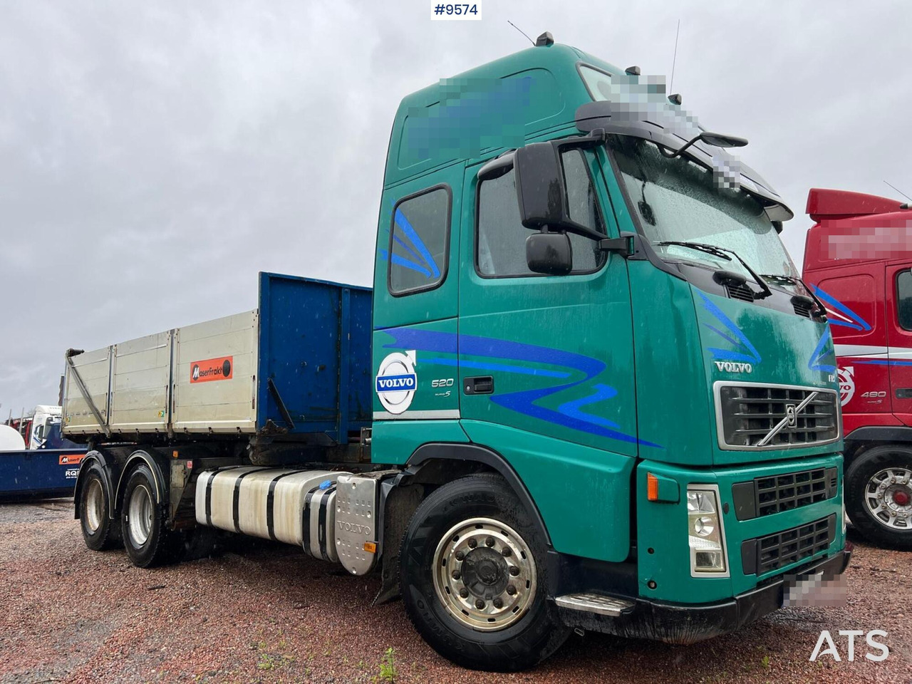 Volvo FH 520 6X4 Quick lock with flatbed - 栏板式/ 平板卡车:图2 Volvo FH 520 6X4 Quick lock with flatbed - 栏板式/ 平板卡车:图2