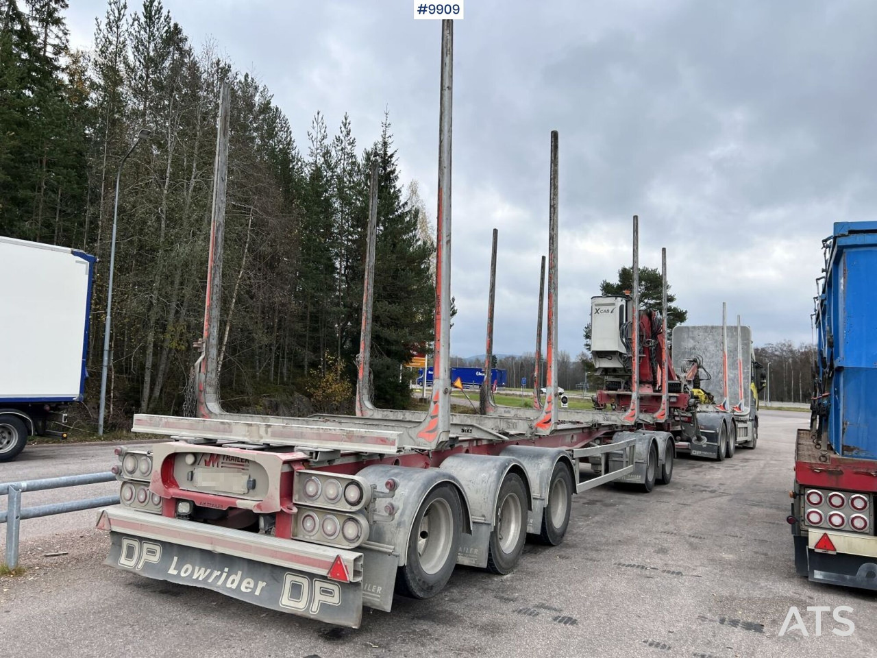 Volvo FH 64R Timber truck with crane and trailer - 木材运输车, 起重车:图3 Volvo FH 64R Timber truck with crane and trailer - 木材运输车, 起重车:图3