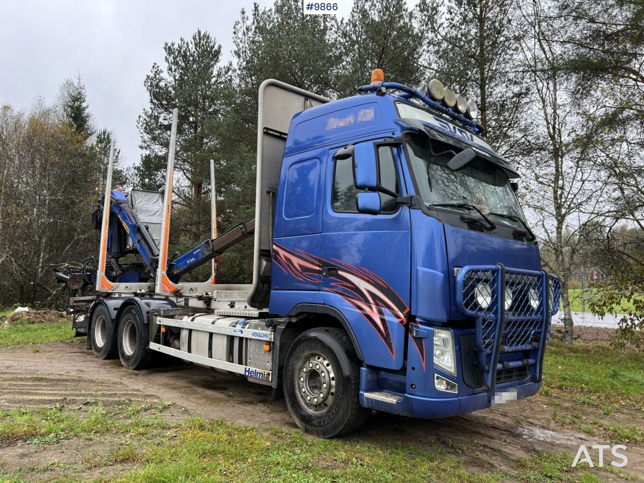 Volvo FH D13 Timber truck with Palfinger M110 crane - 木材运输车:图1 Volvo FH D13 Timber truck with Palfinger M110 crane - 木材运输车:图1