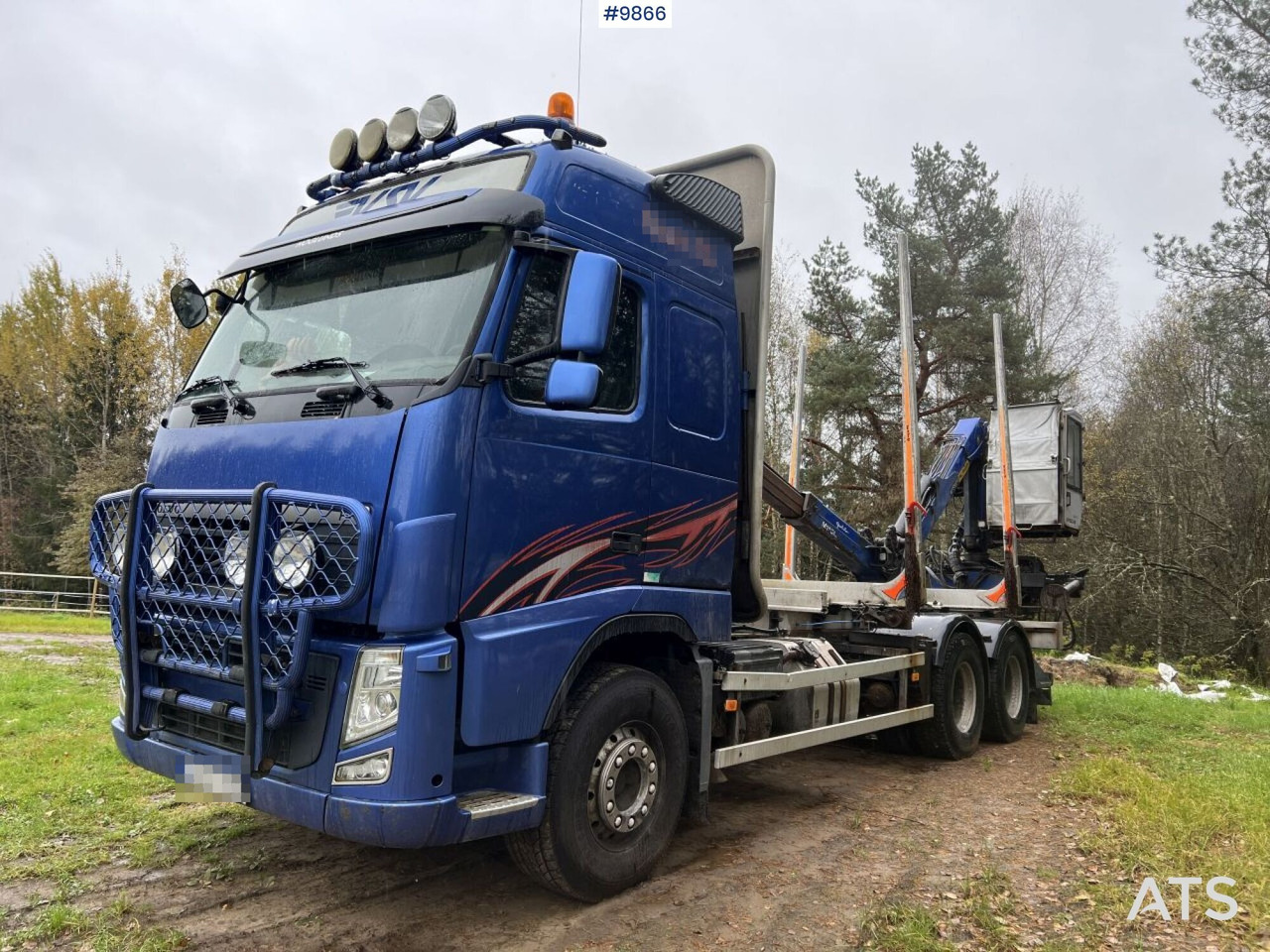 Volvo FH D13 Timber truck with Palfinger M110 crane - 木材运输车:图2 Volvo FH D13 Timber truck with Palfinger M110 crane - 木材运输车:图2
