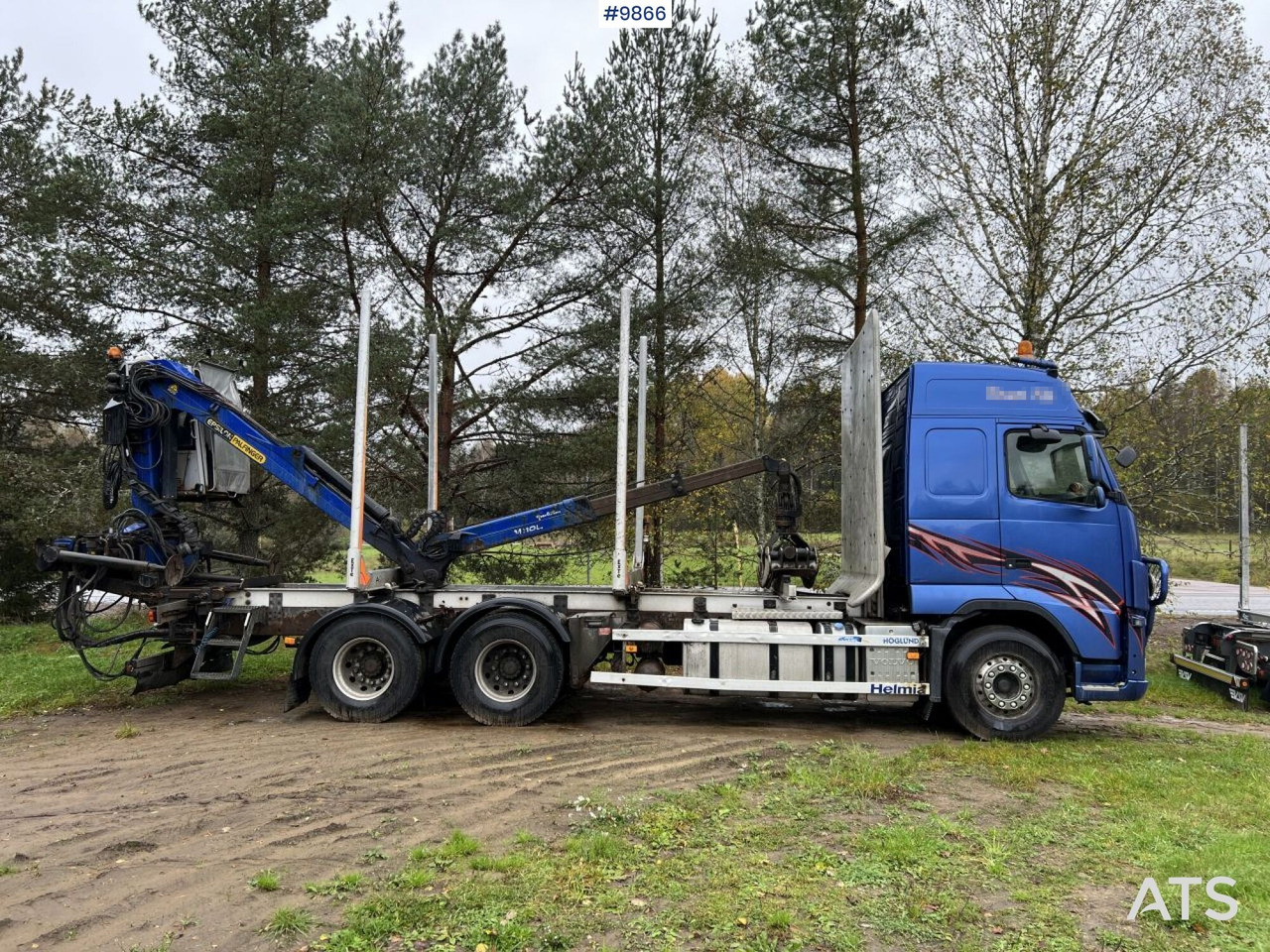 Volvo FH D13 Timber truck with Palfinger M110 crane - 木材运输车:图3 Volvo FH D13 Timber truck with Palfinger M110 crane - 木材运输车:图3