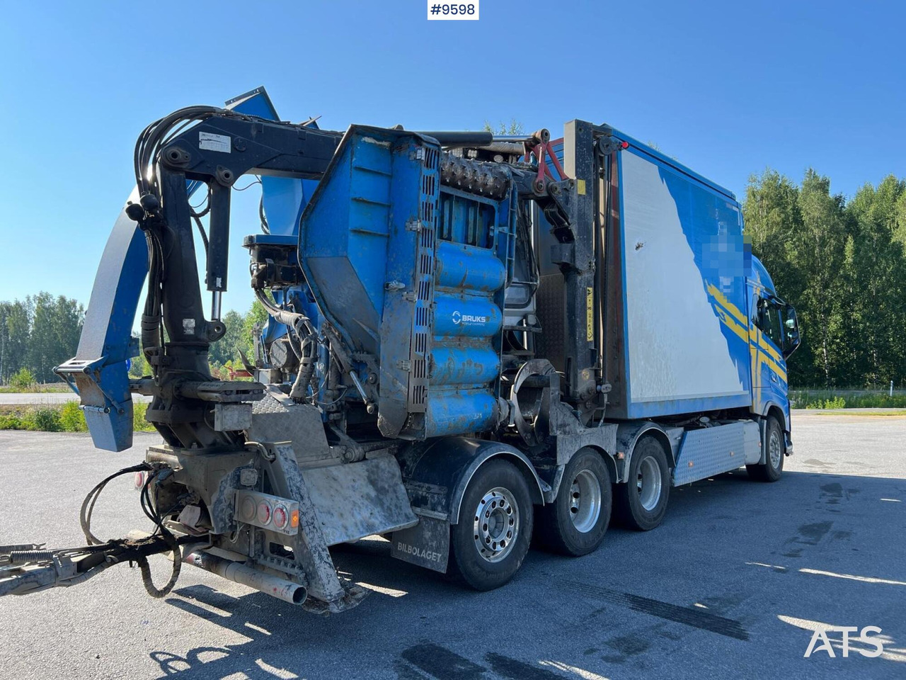 Volvo FH16 8*4 Bruks wood chipper - 翻斗车, 起重车:图5 Volvo FH16 8*4 Bruks wood chipper - 翻斗车, 起重车:图5