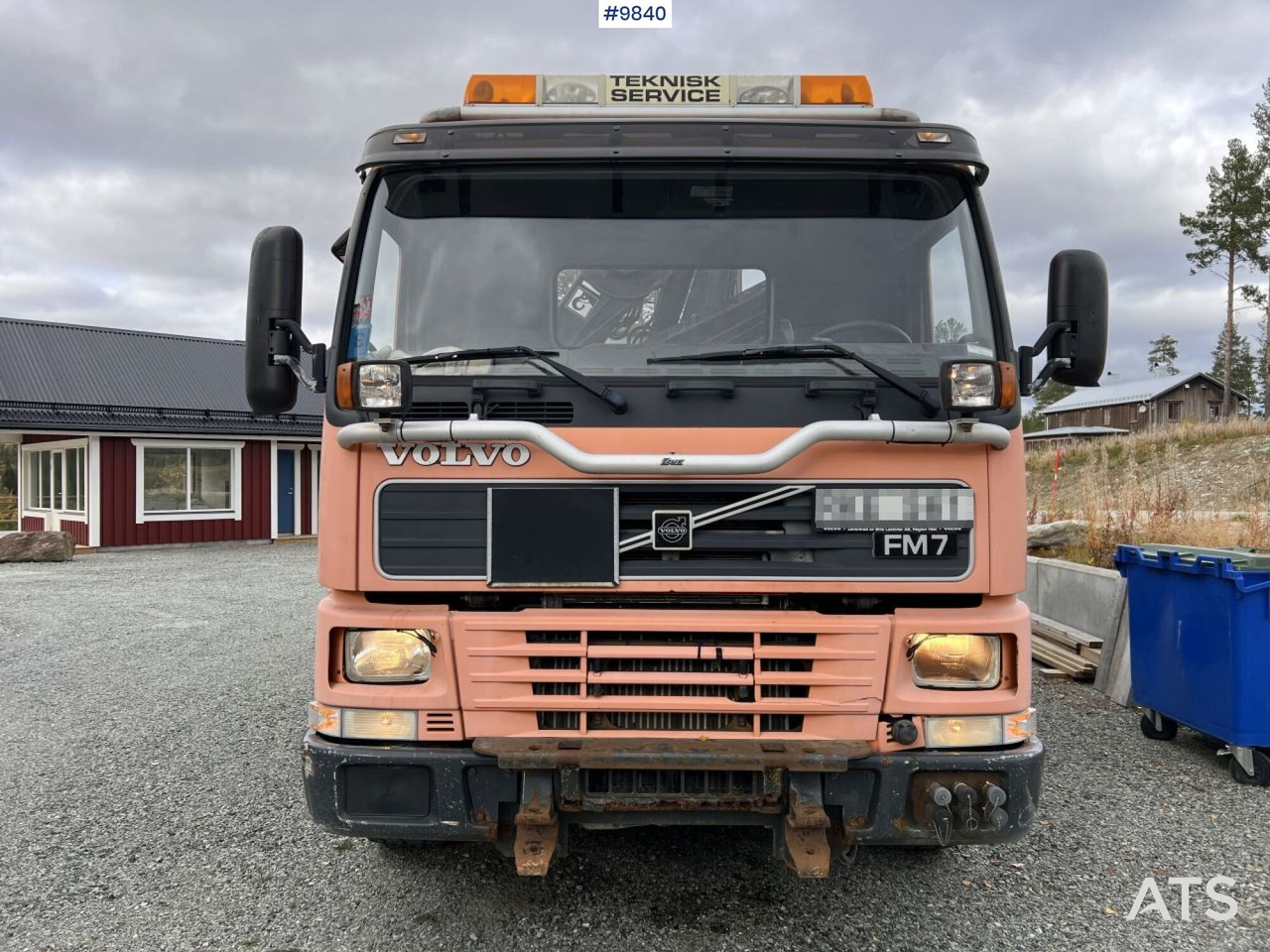 Volvo FM7 crane truck/tipper truck with Hiab 112 (video) - 翻斗车:图2 Volvo FM7 crane truck/tipper truck with Hiab 112 (video) - 翻斗车:图2