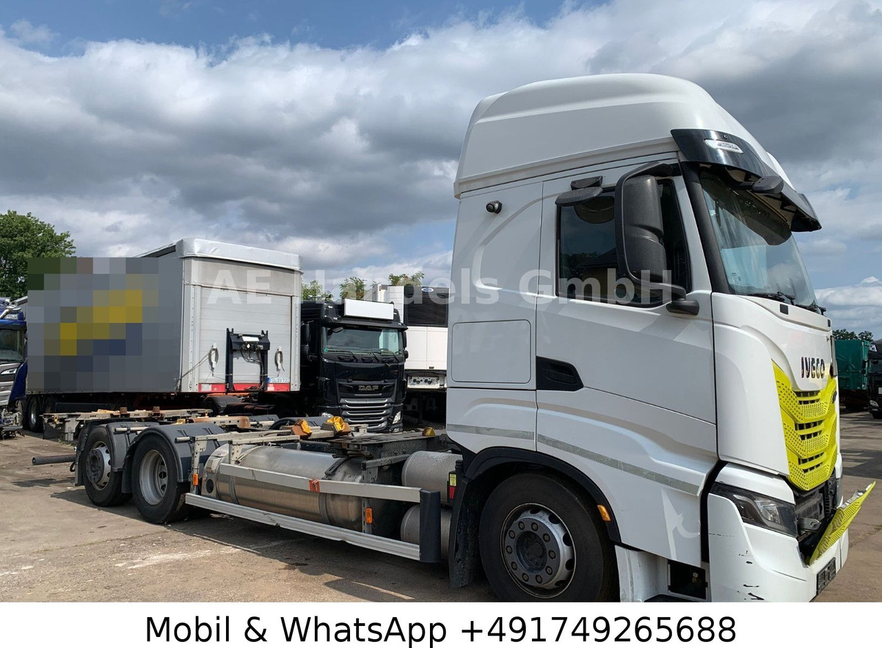 Iveco S-Way 460 LNG BDF 6x2 *Retarder/Lenk+Lift/AHK - 集装箱运输车/ 可拆卸车身的卡车:图2 Iveco S-Way 460 LNG BDF 6x2 *Retarder/Lenk+Lift/AHK - 集装箱运输车/ 可拆卸车身的卡车:图2