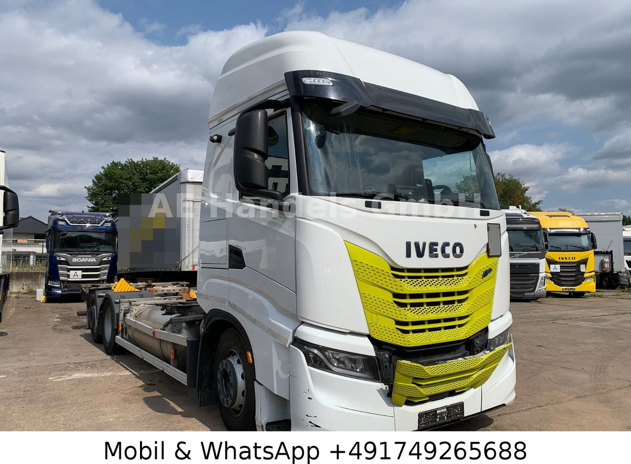 Iveco S-Way 460 LNG BDF 6x2 *Retarder/Lenk+Lift/AHK - 集装箱运输车/ 可拆卸车身的卡车:图1 Iveco S-Way 460 LNG BDF 6x2 *Retarder/Lenk+Lift/AHK - 集装箱运输车/ 可拆卸车身的卡车:图1