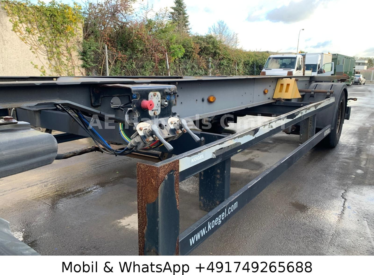 集装箱运输车/ 可拆卸车身的拖车 Kögel AW 18 BDF Drehschemel *Scheibenbremsen/Vollluft：图8