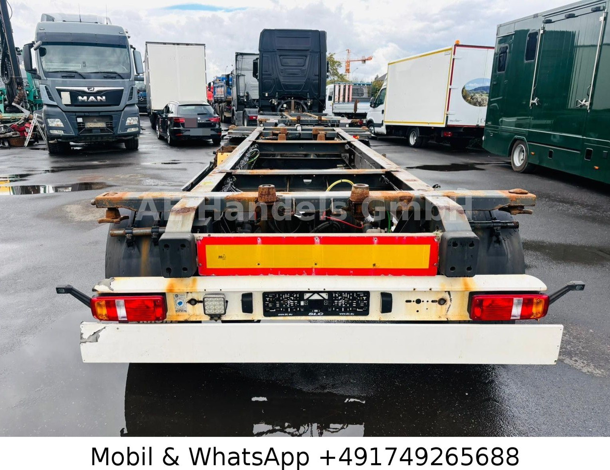 Krone AZ BDF Drehschemel *Scheibenbremsen/VollLuft - 集装箱运输车/ 可拆卸车身的拖车:图4 Krone AZ BDF Drehschemel *Scheibenbremsen/VollLuft - 集装箱运输车/ 可拆卸车身的拖车:图4