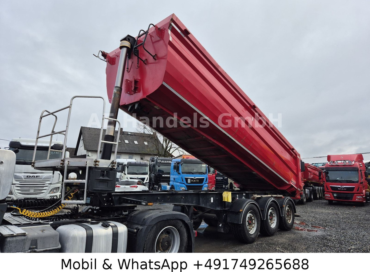 Langendorf NW-3 Stahl *26m³/1.Liftachse/Podest/Rollplane - 翻斗半拖车:图1 Langendorf NW-3 Stahl *26m³/1.Liftachse/Podest/Rollplane - 翻斗半拖车:图1