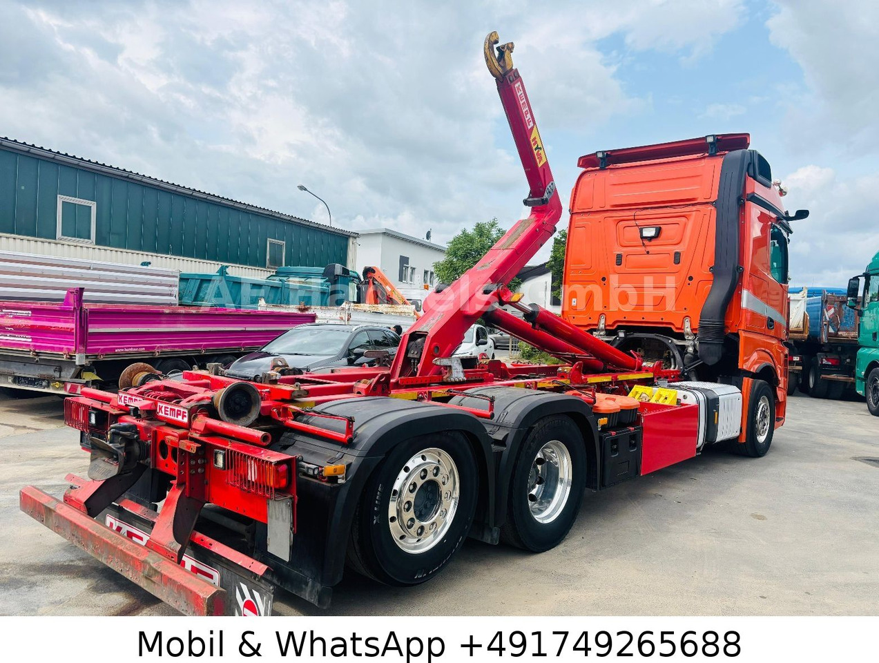 Mercedes-Benz Actros V 2551 L BL 6x2 *Retarder/Hyva-18-60-S - 吊钩升降车, 起重车:图4 Mercedes-Benz Actros V 2551 L BL 6x2 *Retarder/Hyva-18-60-S - 吊钩升降车, 起重车:图4