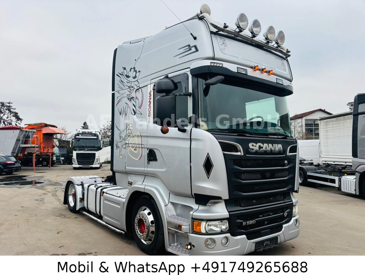 Scania R520 V8 Topline LL Low *Retarder/Hubsattel/ACC - 牵引车:图1 Scania R520 V8 Topline LL Low *Retarder/Hubsattel/ACC - 牵引车:图1