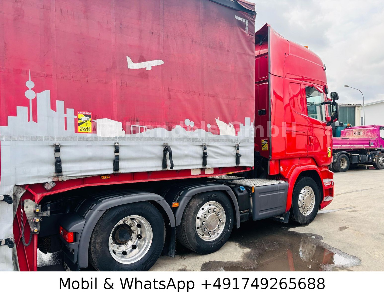 Scania R580 V8 TopLine BL 6x2*Retarder/Standklima/Alcoa - 牵引车:图4 Scania R580 V8 TopLine BL 6x2*Retarder/Standklima/Alcoa - 牵引车:图4