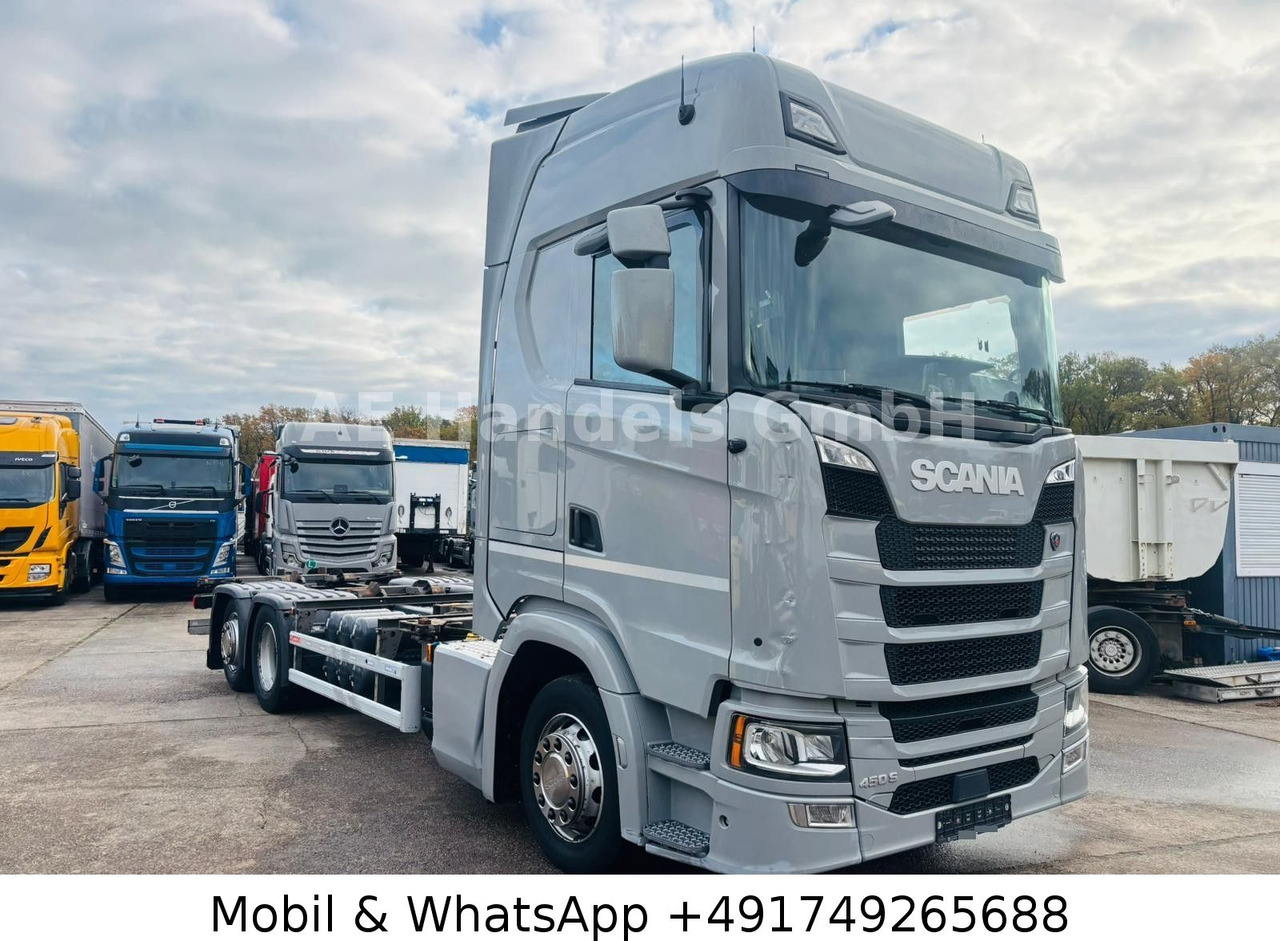 Scania S450 HighLine BDF *Retarder/Lenk+Lift/Multi/LBW - 集装箱运输车/ 可拆卸车身的卡车:图1 Scania S450 HighLine BDF *Retarder/Lenk+Lift/Multi/LBW - 集装箱运输车/ 可拆卸车身的卡车:图1
