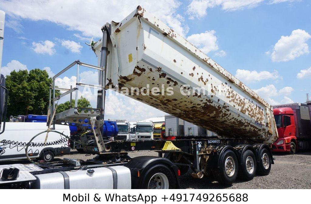 Schmitz Cargobull SKI 24 Stahl *24m³ / 1.Liftachse / Rollplane - 翻斗半拖车:图1 Schmitz Cargobull SKI 24 Stahl *24m³ / 1.Liftachse / Rollplane - 翻斗半拖车:图1