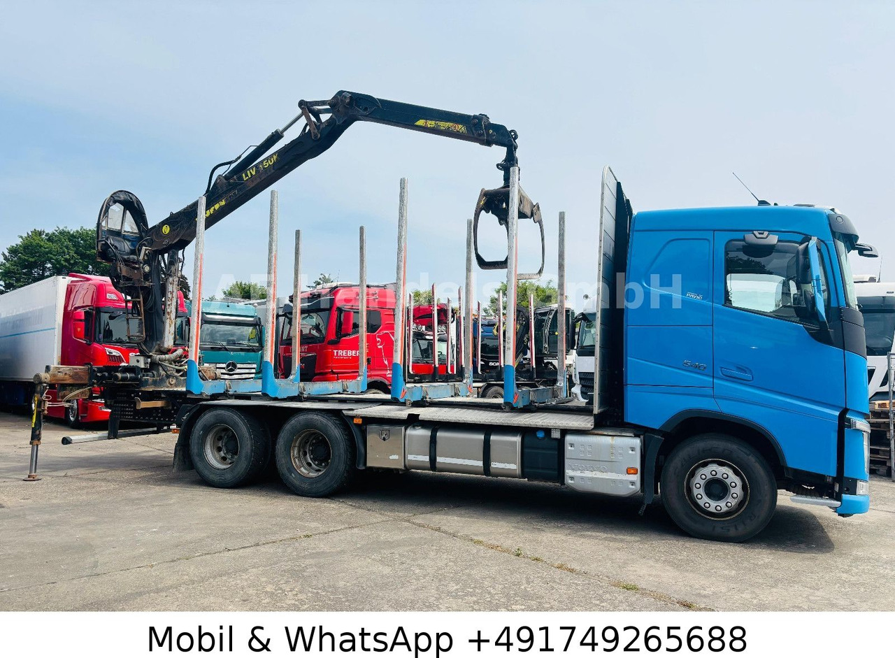 Volvo FH 540 BL 6x4 Tajfun LIV-150K *Retarder/Exte/ACC - 木材运输车, 起重车:图2 Volvo FH 540 BL 6x4 Tajfun LIV-150K *Retarder/Exte/ACC - 木材运输车, 起重车:图2