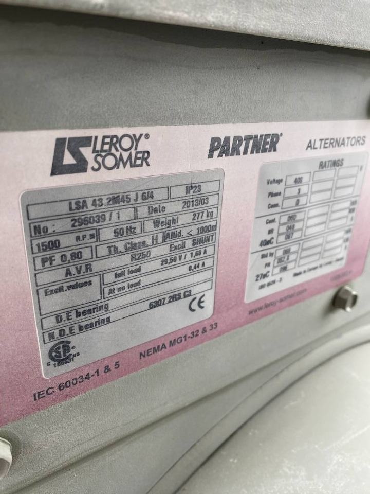 发电机组 Atlas Copco QAX 60 - Carte Grise Françaises endommagé：图10