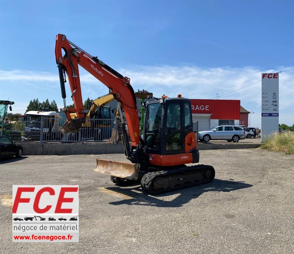 Kubota U55-4 1er Main/Certificat CE endommagée - 小型挖掘机:图1 Kubota U55-4 1er Main/Certificat CE endommagée - 小型挖掘机:图1