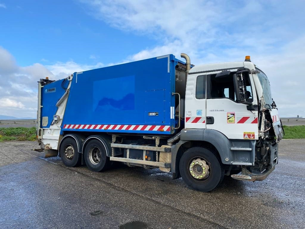 MAN TGS 26.360-6x2 FAUN VR5Z/ZÖLLER endommagé - 垃圾车:图4 MAN TGS 26.360-6x2 FAUN VR5Z/ZÖLLER endommagé - 垃圾车:图4