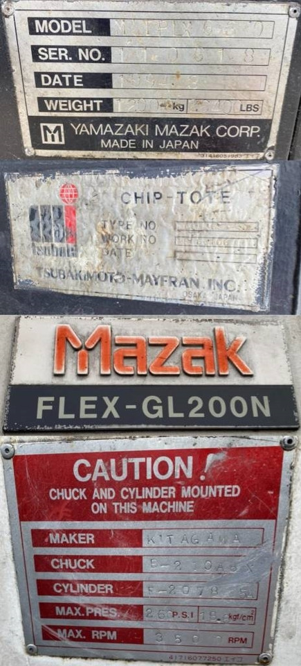 Mazak / Yamazaki FLEX-GL 200N-MLTPLX 630 1er Main - 农业机械:图5 Mazak / Yamazaki FLEX-GL 200N-MLTPLX 630 1er Main - 农业机械:图5