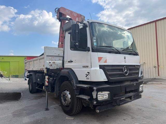 Mercedes AXOR 1828 BENNE GRUE FASSI - 翻斗车, 起重车:图3 Mercedes AXOR 1828 BENNE GRUE FASSI - 翻斗车, 起重车:图3