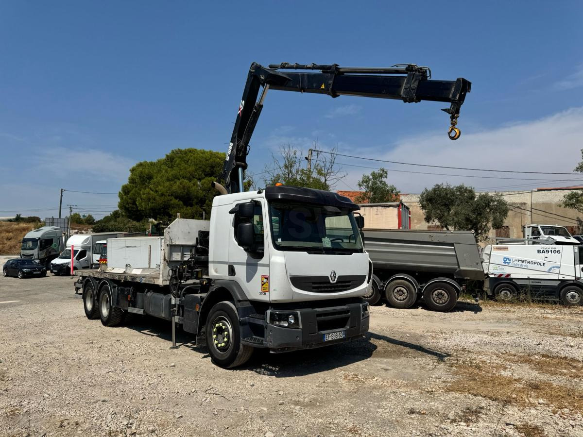 Renault PREMIUM 370 DXI PLATEAU RIDELLES GRUE - 栏板式/ 平板卡车, 起重车:图2 Renault PREMIUM 370 DXI PLATEAU RIDELLES GRUE - 栏板式/ 平板卡车, 起重车:图2