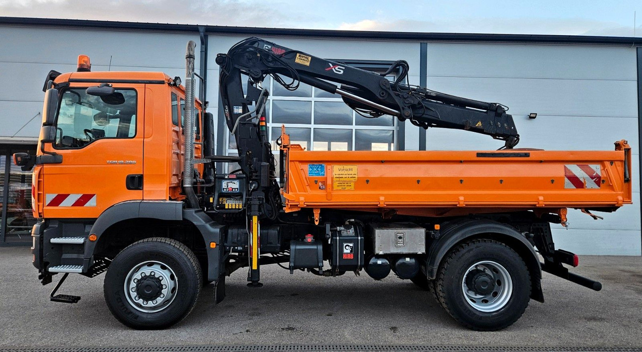 MAN TGM 18.280 4x4 HIAB 111-3 Funk Kran Winterdienst - 翻斗车, 起重车:图5 MAN TGM 18.280 4x4 HIAB 111-3 Funk Kran Winterdienst - 翻斗车, 起重车:图5