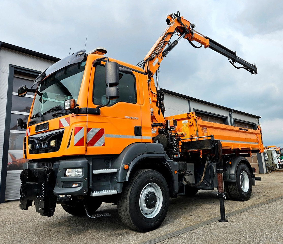 MAN TGM 18.290 4x4 Atlas 75.2 Kran Funk Euro6 - 翻斗车, 起重车:图1 MAN TGM 18.290 4x4 Atlas 75.2 Kran Funk Euro6 - 翻斗车, 起重车:图1