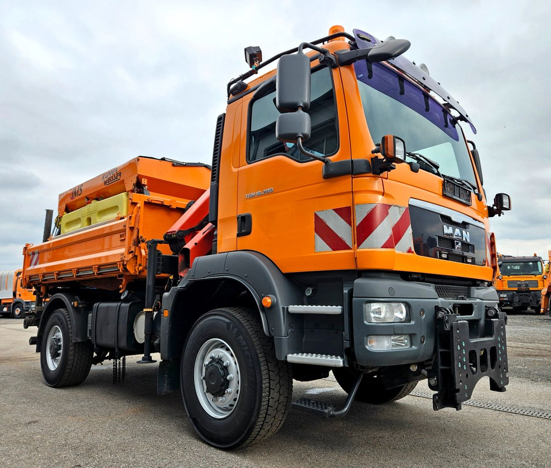 MAN TGM 18.290 4x4 Palfinger PK7001 Kran Funk Euro5 - 翻斗车, 起重车:图1 MAN TGM 18.290 4x4 Palfinger PK7001 Kran Funk Euro5 - 翻斗车, 起重车:图1