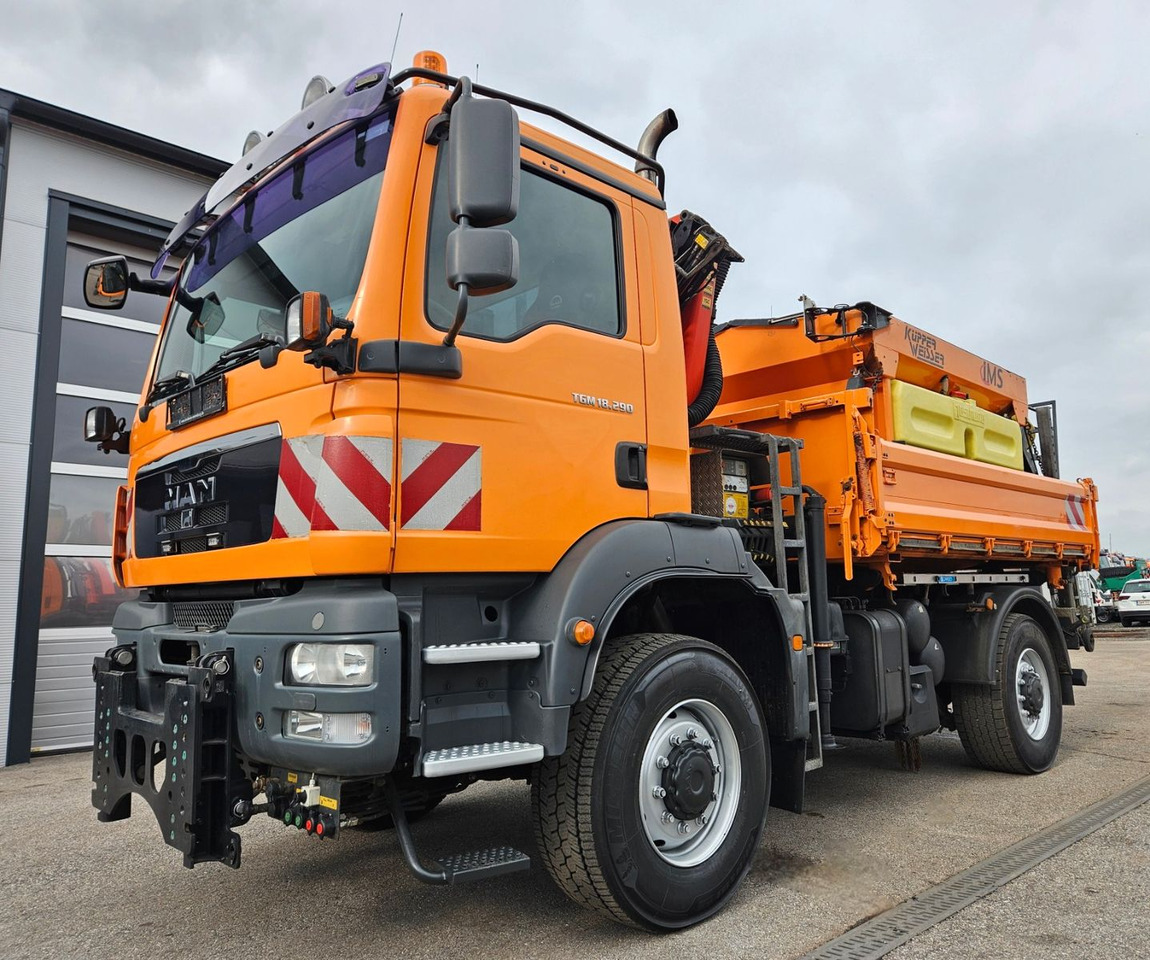MAN TGM 18.290 4x4 Palfinger PK7001 Kran Funk Euro5 - 翻斗车, 起重车:图4 MAN TGM 18.290 4x4 Palfinger PK7001 Kran Funk Euro5 - 翻斗车, 起重车:图4