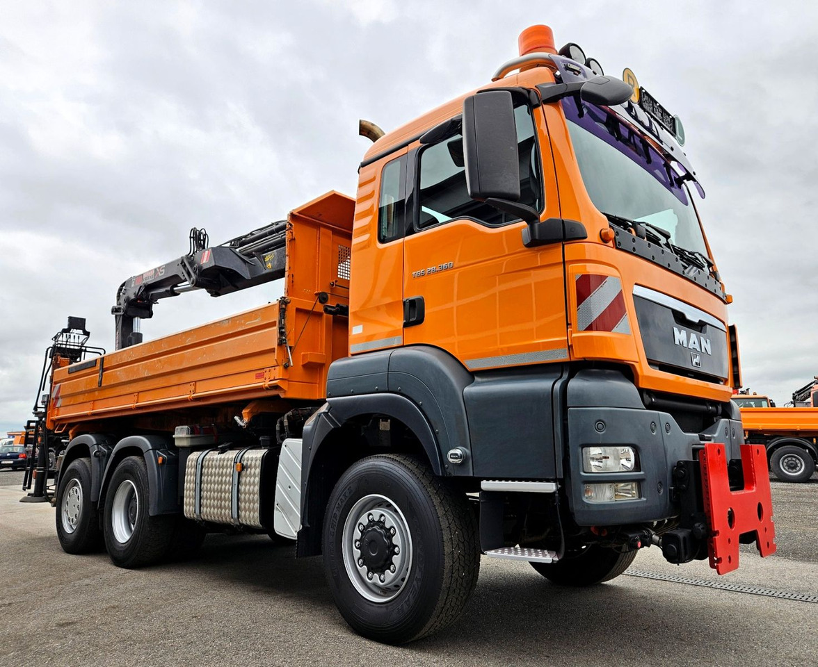 MAN TGS 28.360 6x4-4 HIAB 144E-4 Kran Euro5 - 翻斗车, 起重车:图1 MAN TGS 28.360 6x4-4 HIAB 144E-4 Kran Euro5 - 翻斗车, 起重车:图1