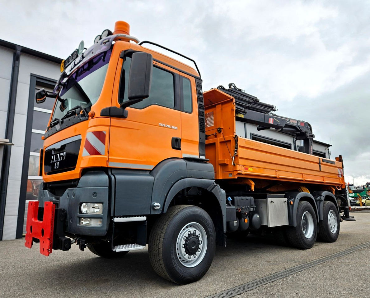 MAN TGS 28.360 6x4-4 HIAB 144E-4 Kran Euro5 - 翻斗车, 起重车:图4 MAN TGS 28.360 6x4-4 HIAB 144E-4 Kran Euro5 - 翻斗车, 起重车:图4