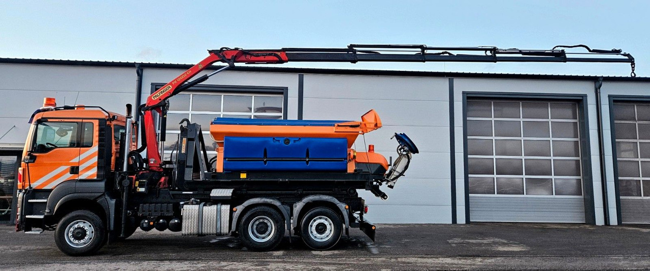 MAN TGS 28.400 6x4-4 BL Palfinger PK12002 Kran Euro5 - 翻斗车, 起重车:图3 MAN TGS 28.400 6x4-4 BL Palfinger PK12002 Kran Euro5 - 翻斗车, 起重车:图3