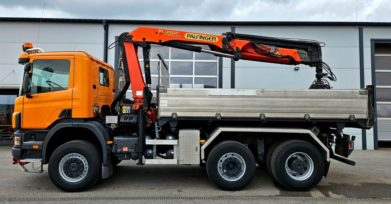 Scania P114 380 6x4-4 Palfinger PK12502 Kran Funk - 翻斗车, 起重车:图3 Scania P114 380 6x4-4 Palfinger PK12502 Kran Funk - 翻斗车, 起重车:图3