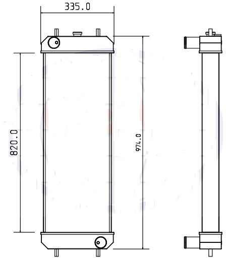 Hitachi HITACHI ZX160-LC3 ZX180-LC3 4642152 - 散热器:图2 Hitachi HITACHI ZX160-LC3 ZX180-LC3 4642152 - 散热器:图2