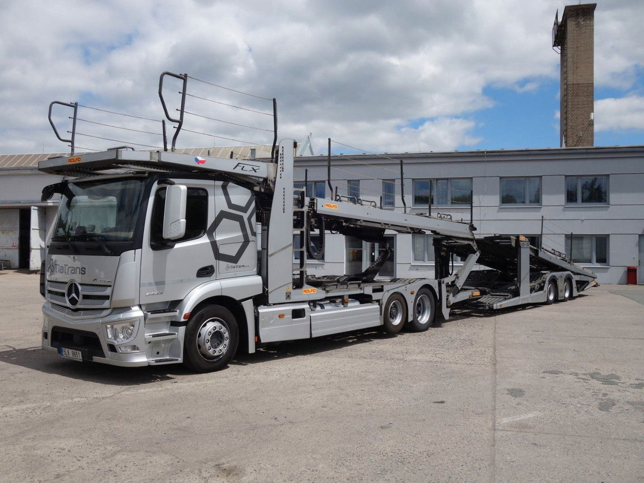 Mercedes-Benz Actros 2443 mit Rolfo FLX, Certifikation VDI - 自动转运卡车:图1 Mercedes-Benz Actros 2443 mit Rolfo FLX, Certifikation VDI - 自动转运卡车:图1