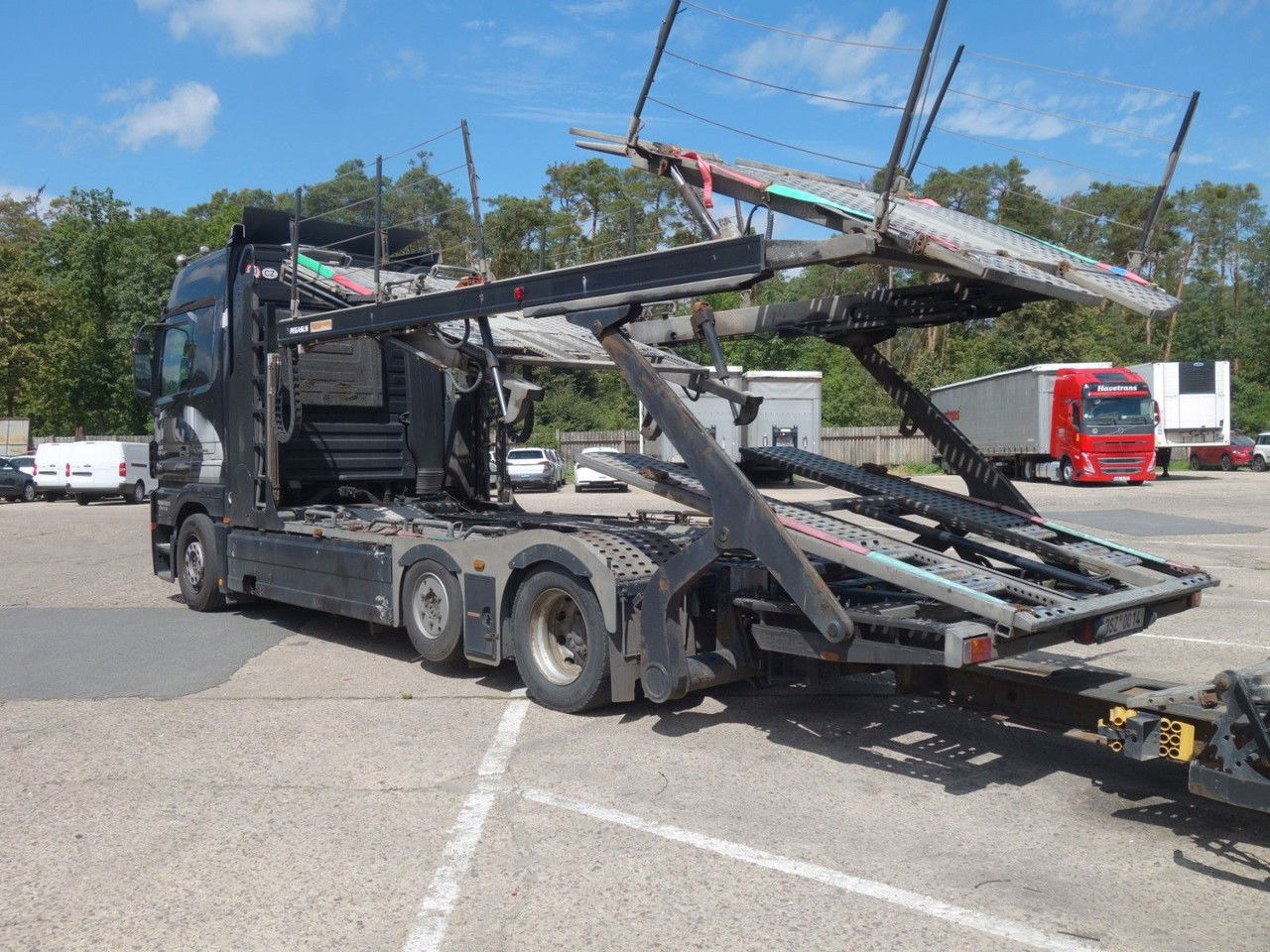 Mercedes-Benz Actros 2446 mit Rolfo für 10 PKW, Retarder - 自动转运卡车:图4 Mercedes-Benz Actros 2446 mit Rolfo für 10 PKW, Retarder - 自动转运卡车:图4