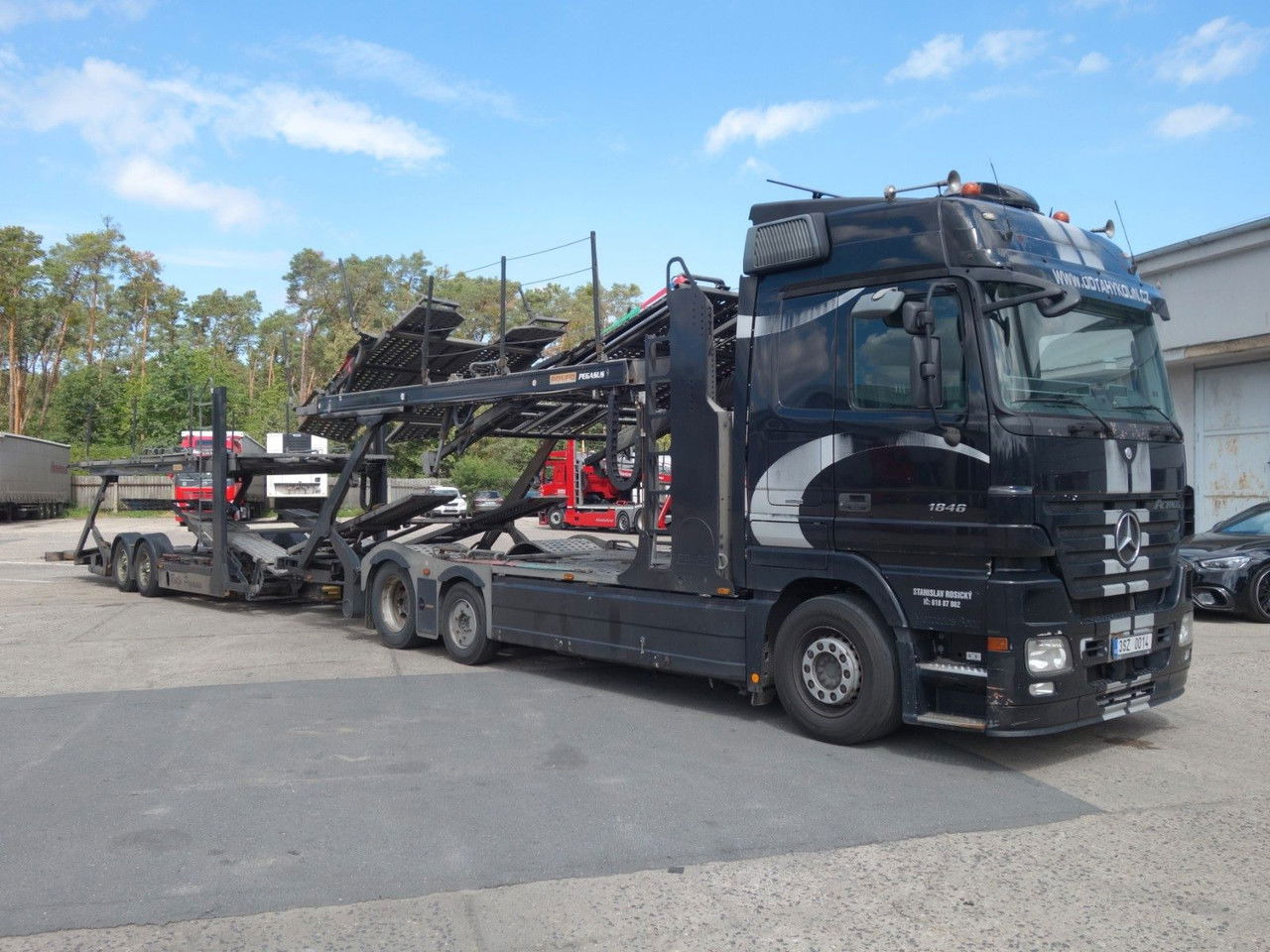 Mercedes-Benz Actros 2446 mit Rolfo für 10 PKW, Retarder - 自动转运卡车:图2 Mercedes-Benz Actros 2446 mit Rolfo für 10 PKW, Retarder - 自动转运卡车:图2