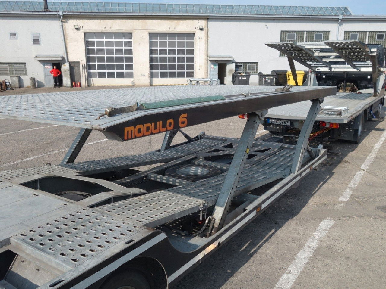 Mercedes-Benz Atego 1530 mit Anhänger für 7 PKW - 自动转运卡车:图5 Mercedes-Benz Atego 1530 mit Anhänger für 7 PKW - 自动转运卡车:图5
